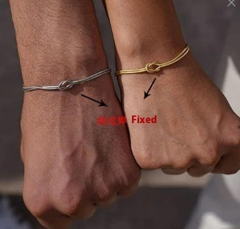 Men and women's couple bracelet
