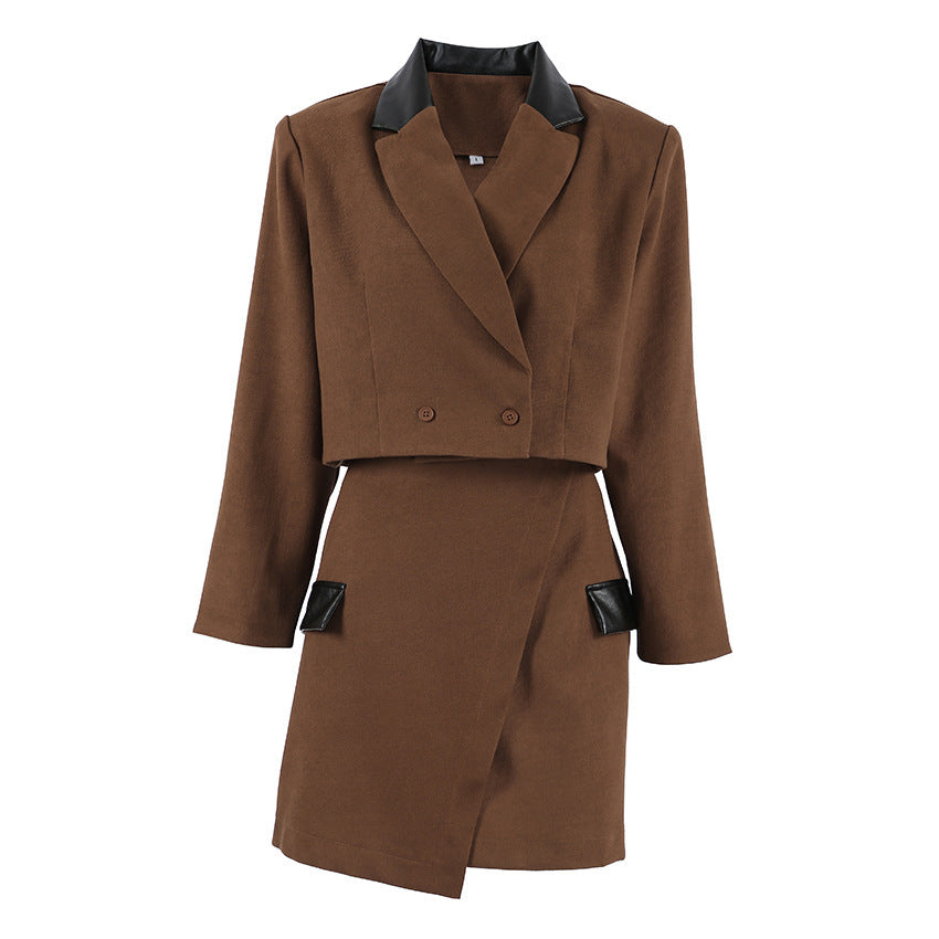 Women's Short Skirt with top Two-piece Set