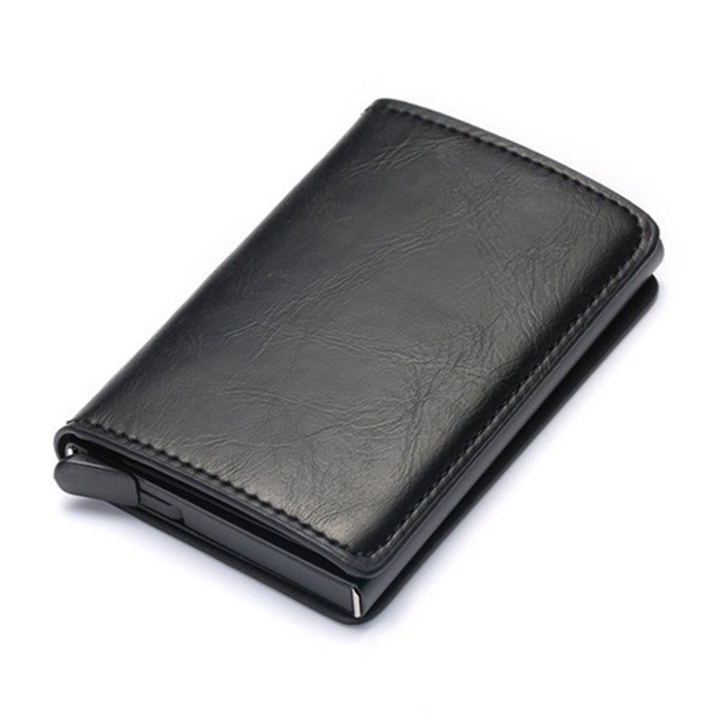 Anti Magnetic Automatic Pop-up Single Aluminum Alloy Card Bag