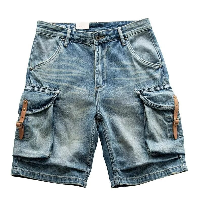 Blue Denim Shorts
