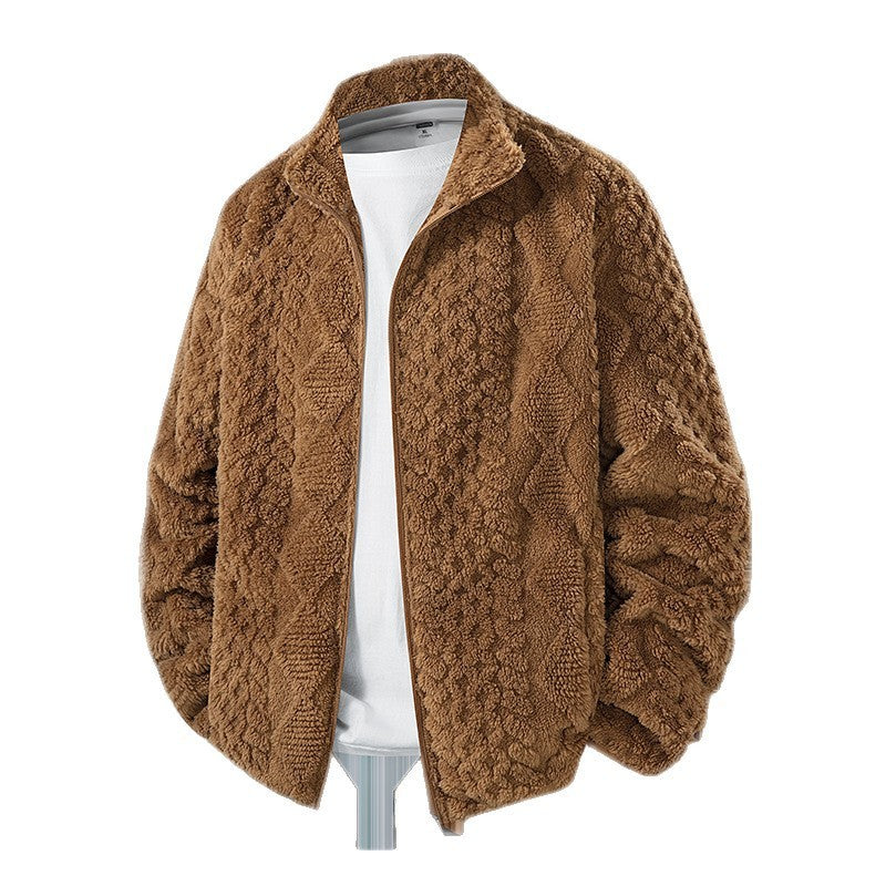 Patterned warm fluffy Jacket