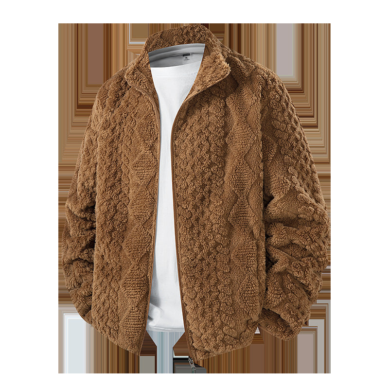 Patterned warm fluffy Jacket